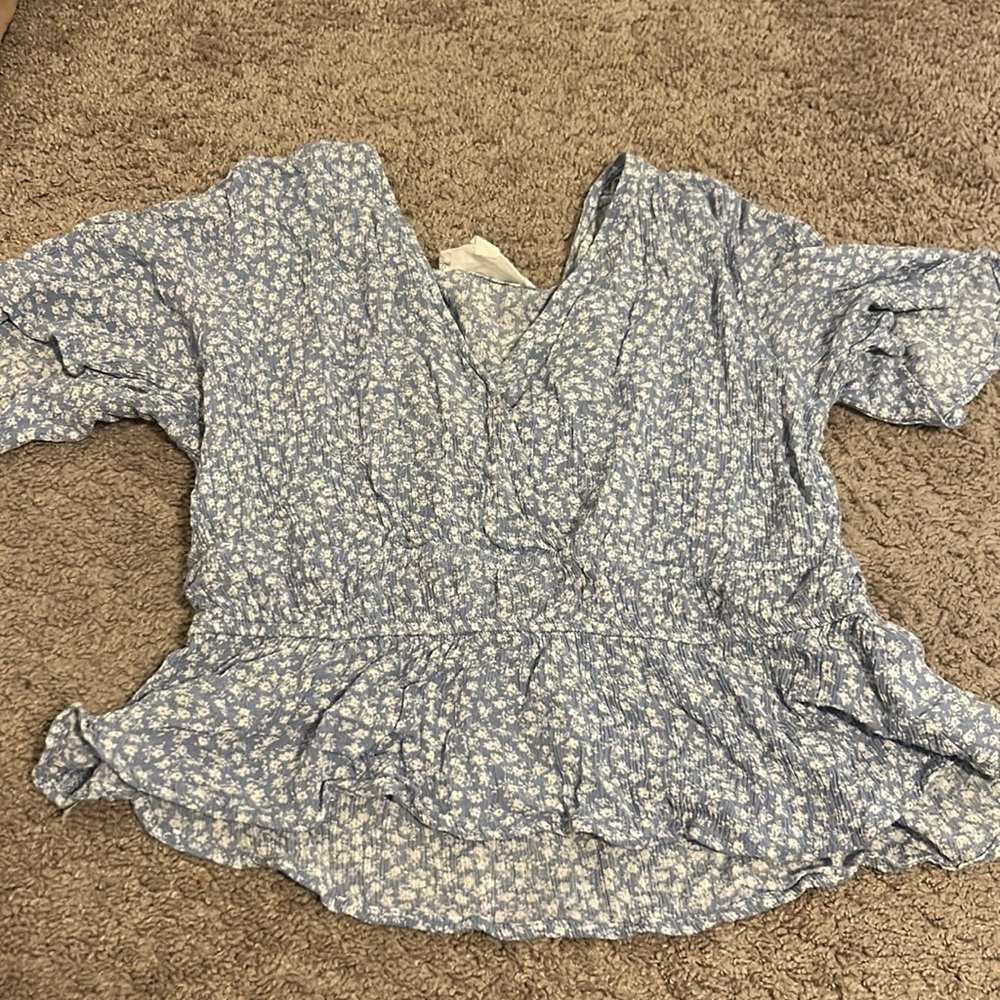 hippie Rose ruffled flowy T